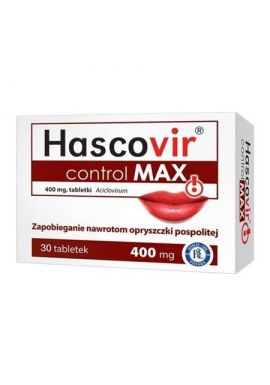 Hascovir control Max, 30 tabletek