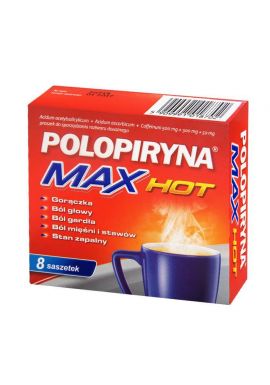 Polopiryna Max Hot, 8 saszetek