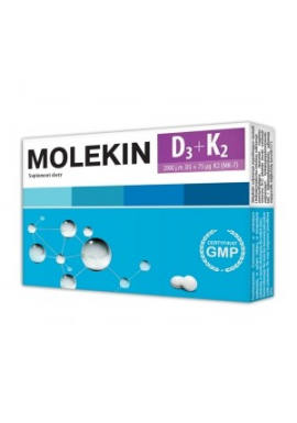 Molekin D3 + K2 
Forte 30 tabletek