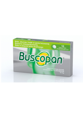 Buscopan 10mg, 10 tabletek