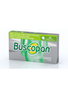 Buscopan 20mg, 10 tabletek 