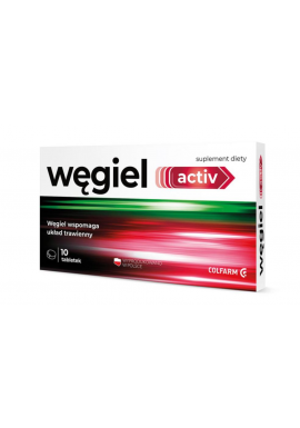 Wegiel Activ tabl 0,15g 10 tabl
