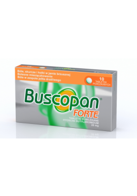 Buscopan Forte 20mg, 10 tabletek