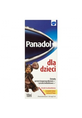 Panadol zawiesina doustna dla dzieci od 3 miesiąca 012 g/5ml 100ml 