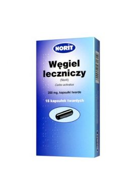 Carbo medicinalis Norit  0,2g 15kaps.