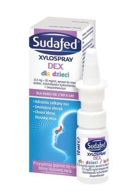 Sudafed Xylospray DEX, dla dzieci, 10 ml