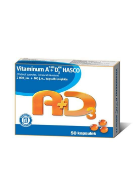 Vitaminum A 2000+D3
 400 50 kapsułek 