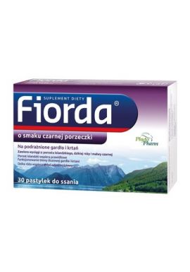 Fiorda smaku czarnej porzeczki 30 pastylek