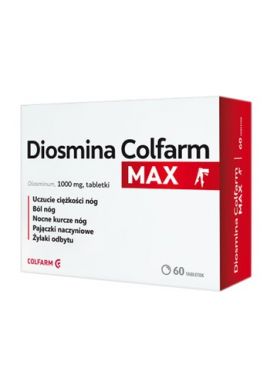 Diosmina Colfarm Max 1000 mg, 60 tabletek
