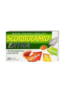 Scorbolamid EXTRA, 20 tabletek