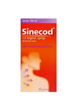 Sinecod syrop 15mg/1ml 100ml 