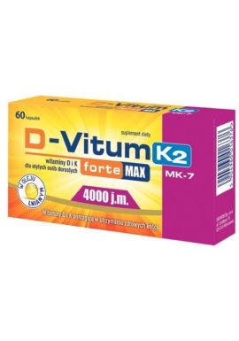 D-Vitum Forte Max 4000j.m., 60 kapsułek k2