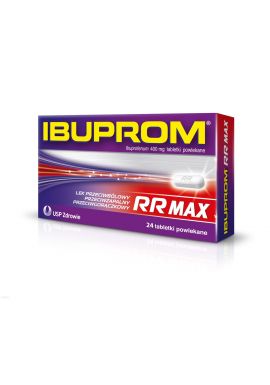 Ibuprom RR MAX 400mg 24 tabletek