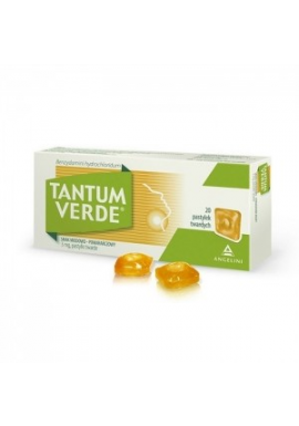 Tantum Verde smak miodowo-pomarańczowy 20 pastylek 