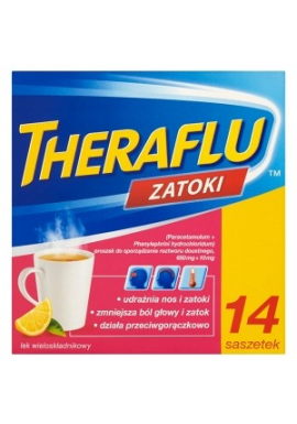 Theraflu Zatoki 14 saszetek