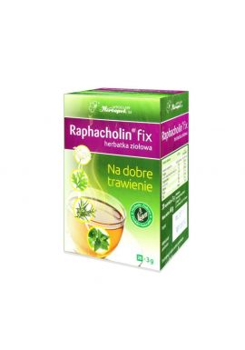 Raphacholin fix, herbatka ziołowa, 20 saszetek 