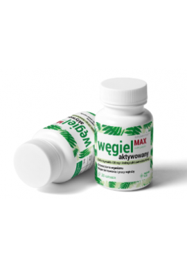 WEGIEL aktywowany MAX 20 kapsułek PHARMAPLUS