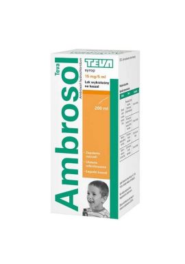 Ambrosol, syrop 15mg/5ml, 200ml junior