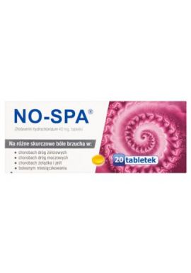 No Spa 40 mg, 20 tabletek