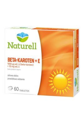 Beta-karoten + E tabl. 60 tabl. NATURELL 