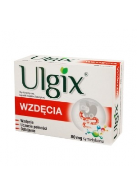 Ulgix wzdęcia 100 kaps.