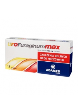 UroFuraginum Max,
15 tabletek