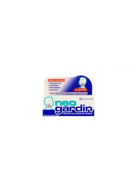 Neogardin Forte tabletki do ssania na gardlo blue