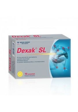 Dexak SL 25mg, 10 saszetek 