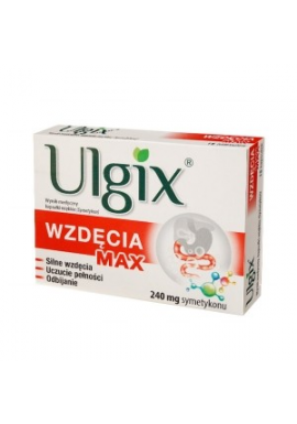  Ulgix Wzdęcia Max,
 15 kapsułek