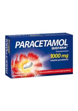 Paracetamol 1g 10 tabl BIOFARM