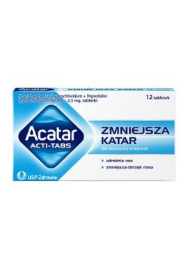 ACATAR ACTI-TABS 10TABL (maximum 2 pcs per order)