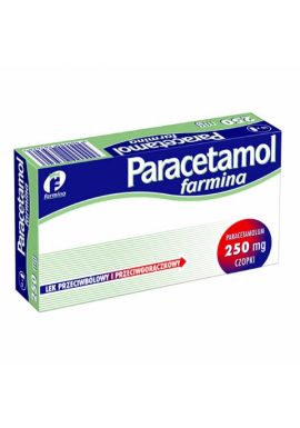 Paracetamol Farmina, 250mg, czopki, 10 sztuk