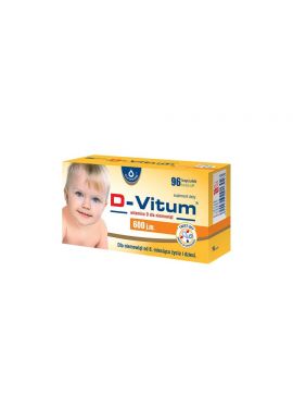 D-Vitum witamina D dla niemowlat 600 j.m. 30 kaps