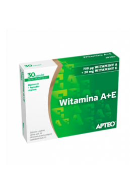APTEO Witamina A + E kaps. 30kaps.(2x15)