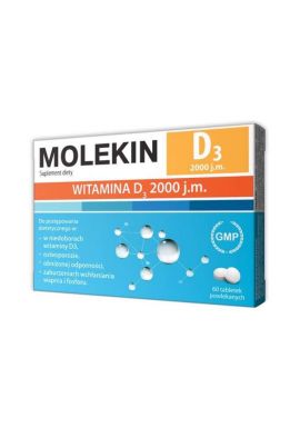 Molekin D3 2 000 j.m.tabl.0,05mg 60tabl***