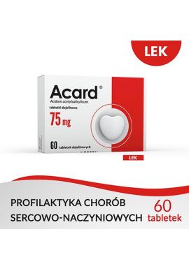 ACARD 75mg 60 tabletek dojelitowych