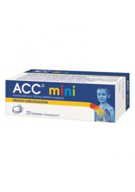 ACC mini 100mg od 3 lat 20 tabletek musujacych
