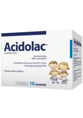 Acidolac, proszek doustny 10 saszetek 