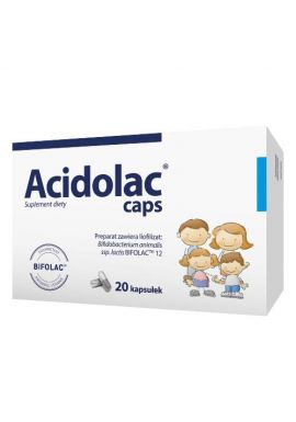 Acidolac caps, kapsulki, 20 szt.