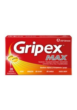 GRIPEX MAX 20 TABS (MAX 2 PCS PER ORDER)