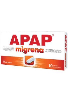 Apap Migrena, 10 tabletek