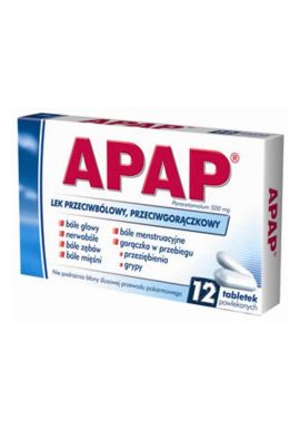 Apap 12 tabletek