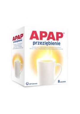 Apap Przeziebienie 8 saszetek MAX