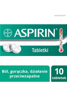Aspirin 500 mg 10 tabletek