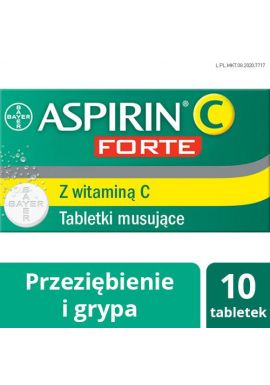 ASPIRIN C FORTE 10 tabletek musujacych