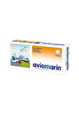 Aviomarin 50mg 5 tabletek