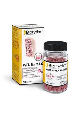 Biorythm Witamina B12 Max kaps. 30 kaps.