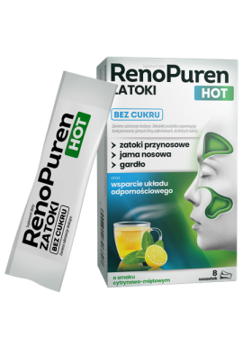 Renopuren Zatoki HOT bez cukru 8 sasz