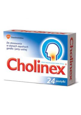 Cholinex 150mg, 24 pastylki do ssania