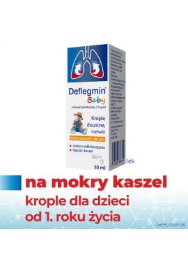 Deflegmin Baby 7,5mg/m, krople doustne, 50ml